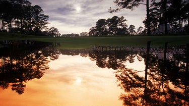 A pond at Augusta National Golf Club