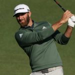 DUstin Johnson at the 2021 Masters