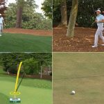 Jordan Spieth birdie from woods at Masters