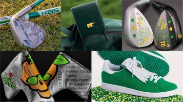 Custom golf gear for the 2021 Masters
