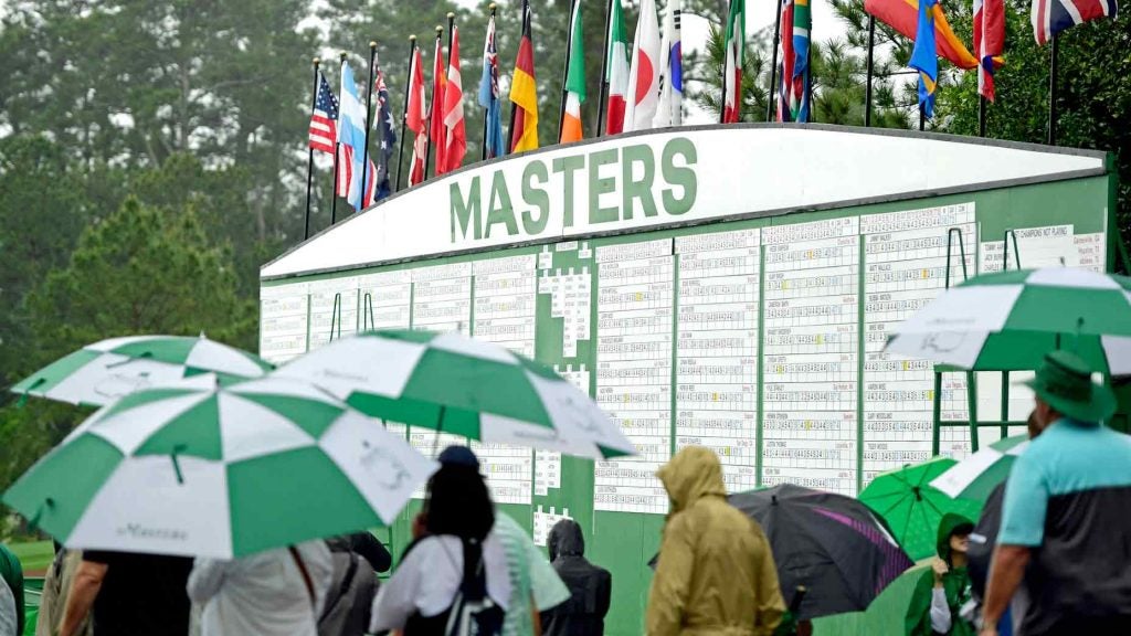 Masters weather forecast for Saturday