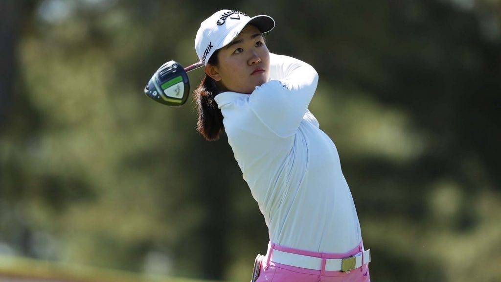 Rose Zhang at Augusta National Women's Amateur
