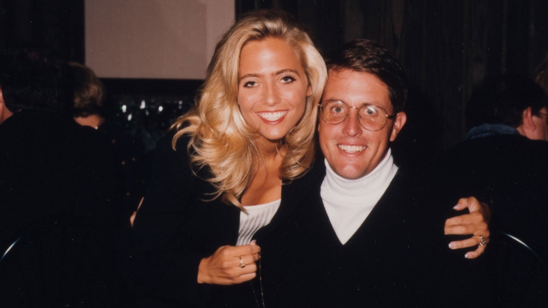 Amy and Phil Mickelson at the 1995 Ryder Cup.