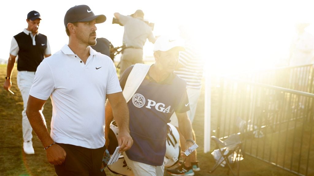 Brooks Koepka is in contention at Kiawah.