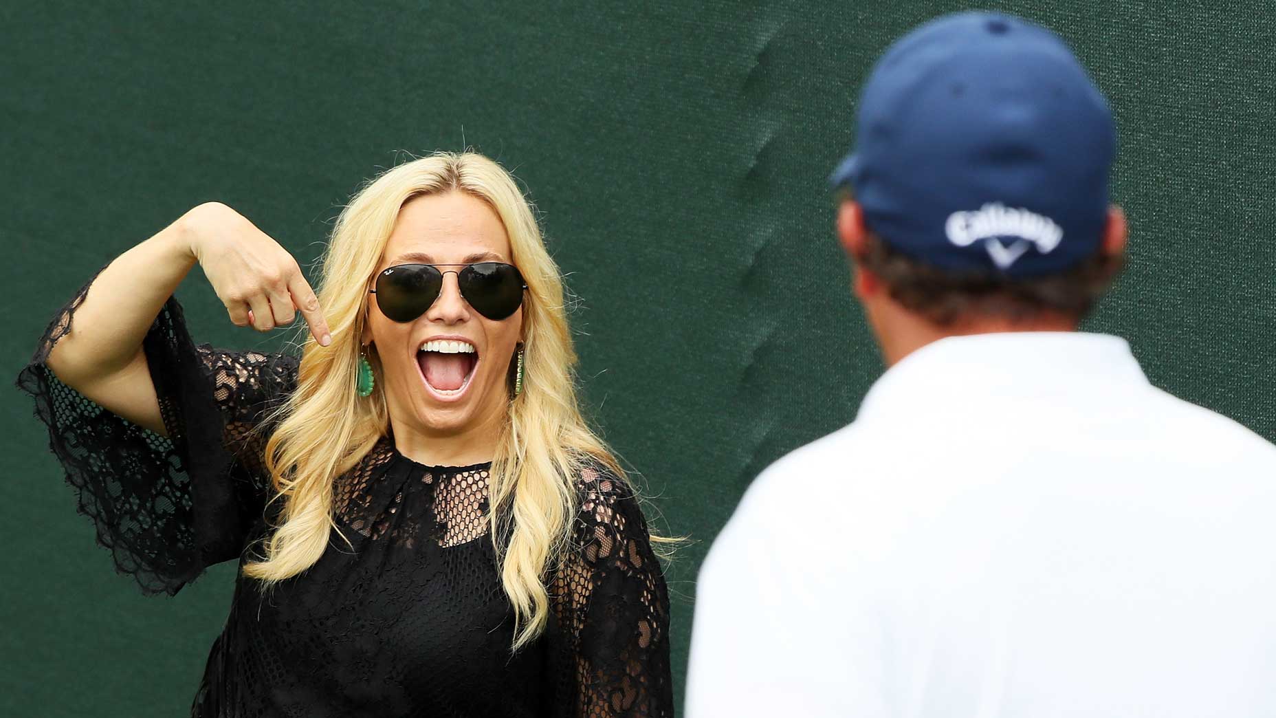 Amy and Phil Mickelson at the 2016 PGA Championship.