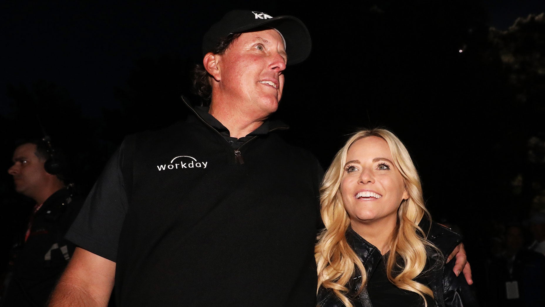 Amy and Phil Mickelson at the 2019 Match.