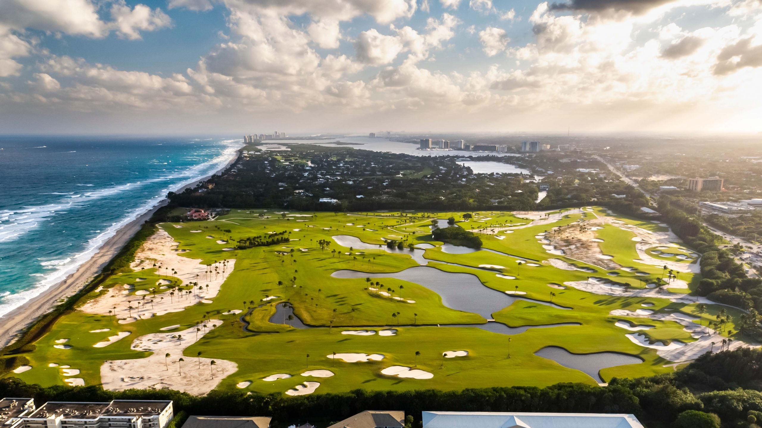 Aerial view of Seminole Golf Club