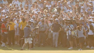 phil mickelson walks through the crowd