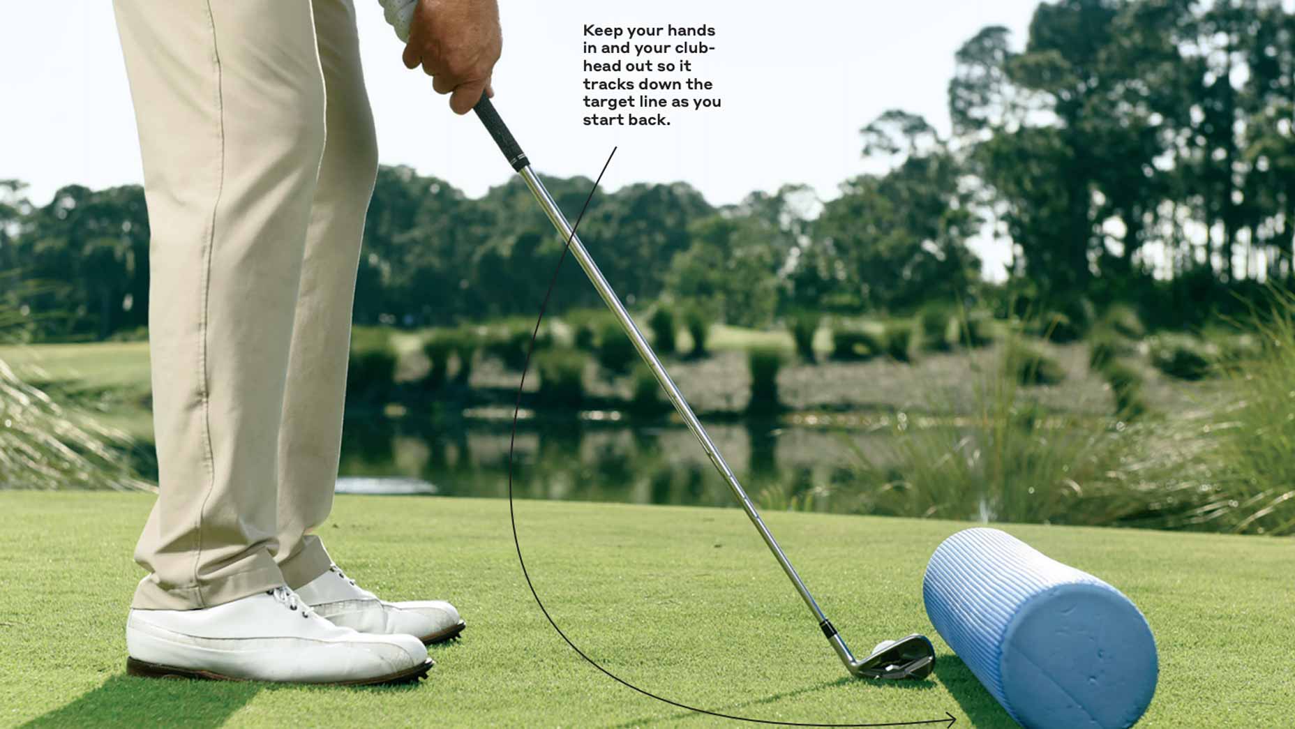 This drill will improve your swing path and produce more solid contact
