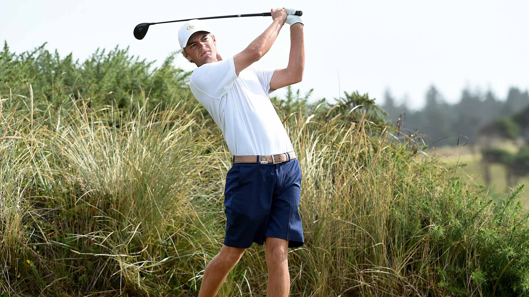 U.S. Walker Cup player Tyler Strafaci a late scratch due to illness, taken to hospital via ambulance