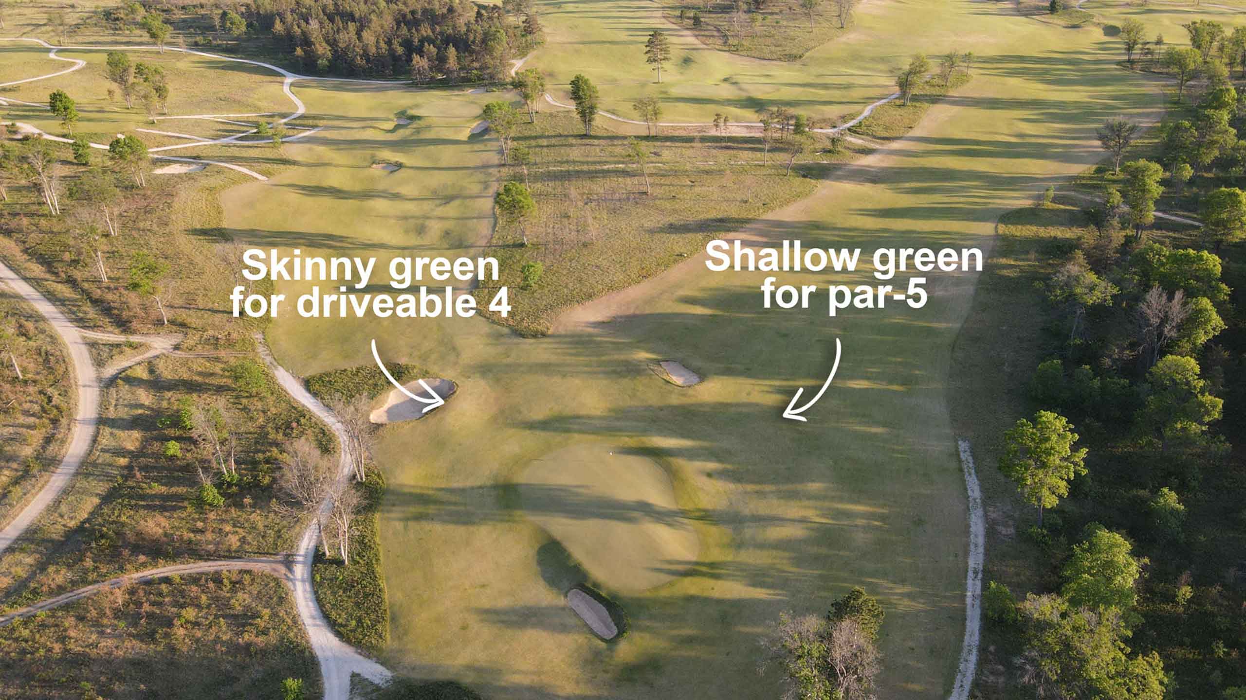 What it's like playing The Loop at Forest Dunes, a reversible golf course