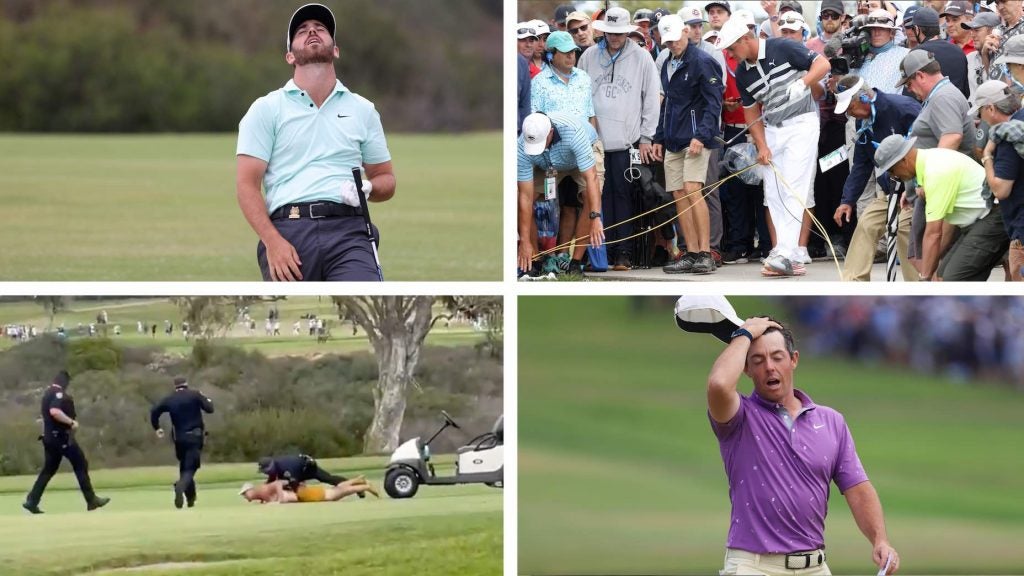 The U.S. Open turned to chaos on the back nine.