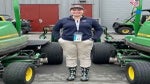 Kennedy Ellis is the youngest member of the all-female volunteer groundskeeper crew at the U.S. Women's Open.