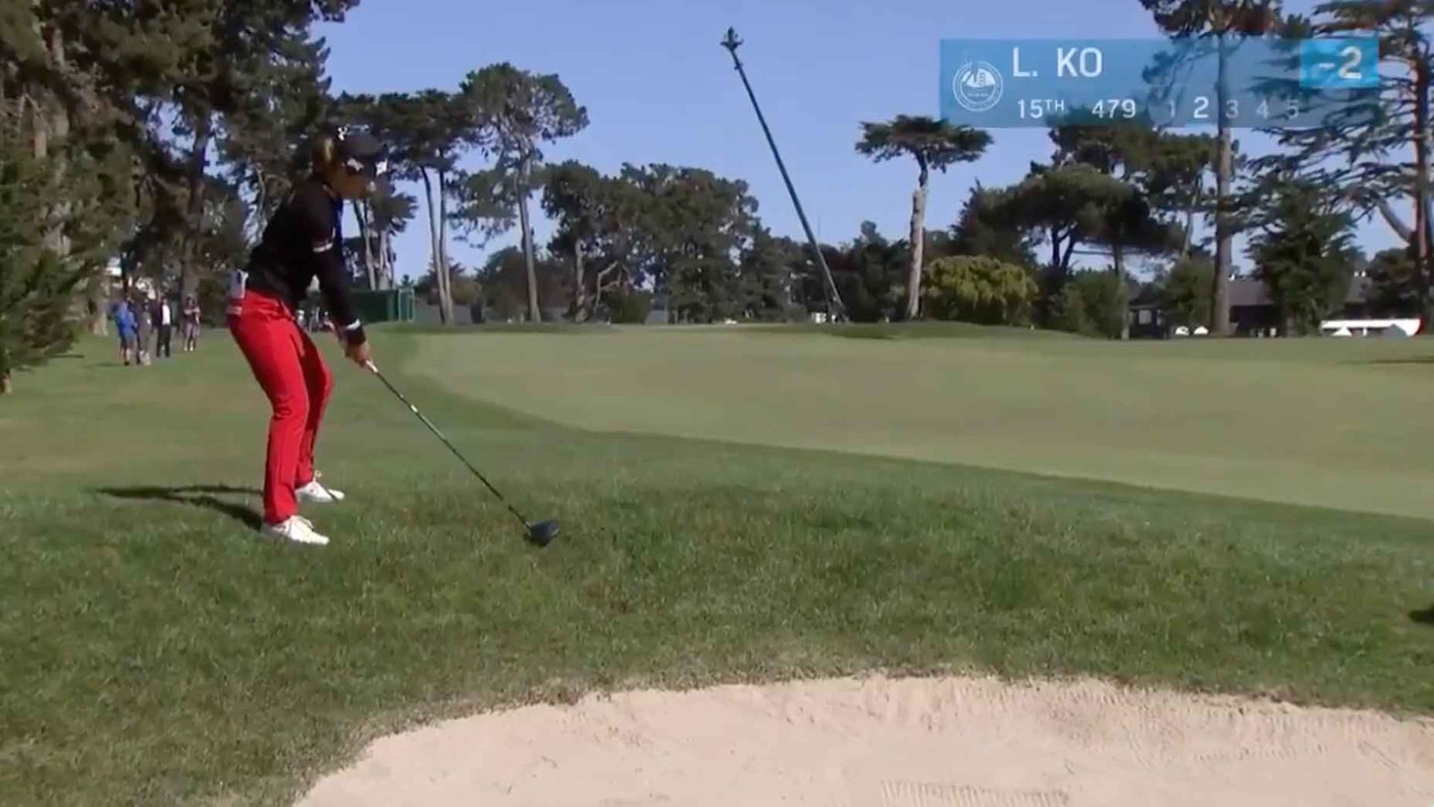 WATCH: Lydia Ko reaches a par-5 in two with a driver from the rough