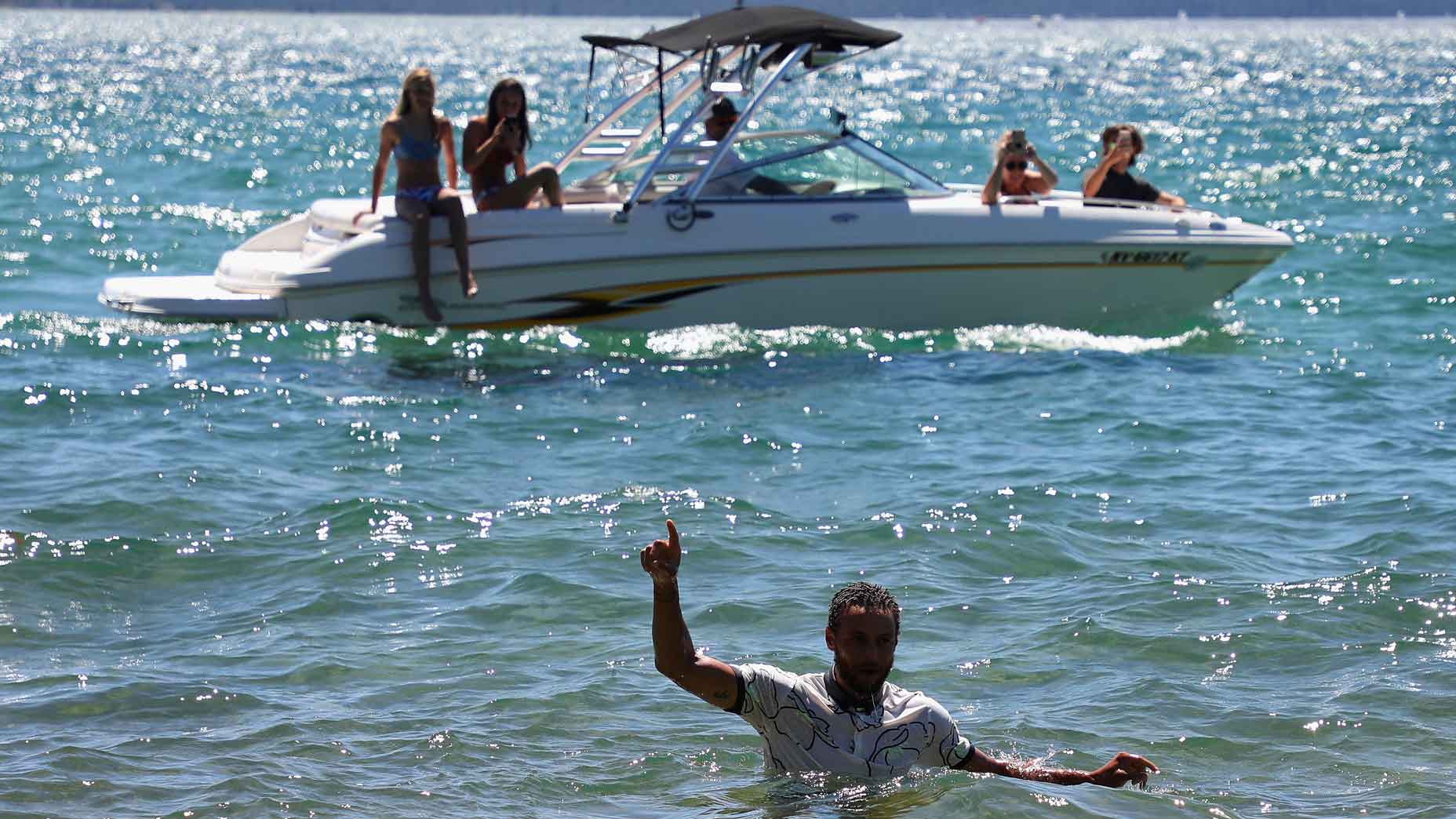 Steph Curry in Lake Tahoe