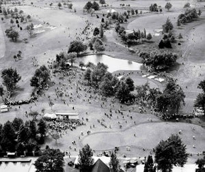 Canterbury Golf Club shown during the 1946 U.S. Open.