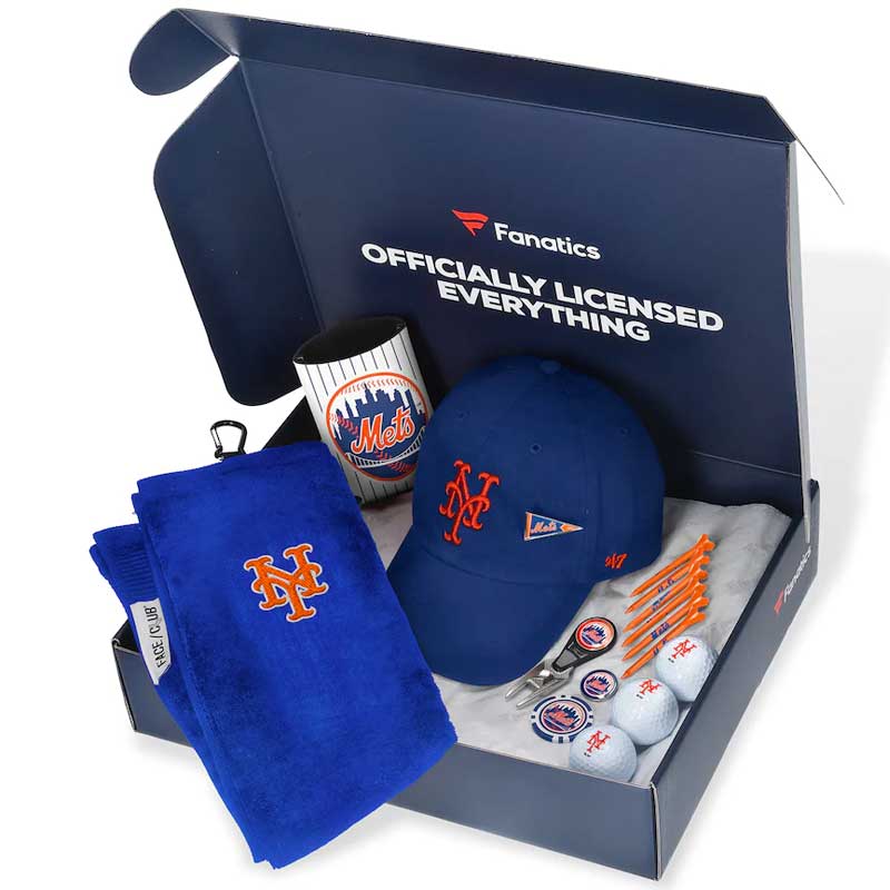 Officially Licensed MLB New York Mets Whiskey Box Gift Set