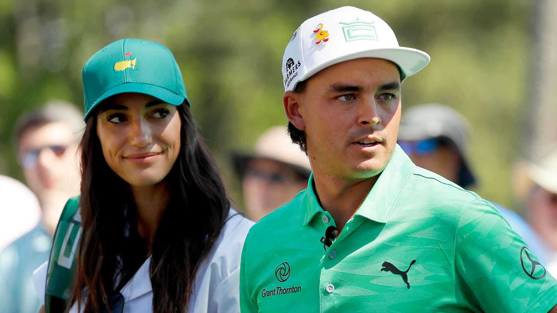 Rickie Fowler and wife Allison Stokke are expecting a baby