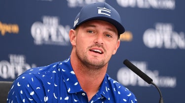 Bryson DeChambeau addressed the media at the Open Championship on Tuesday.