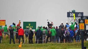 fans at british open