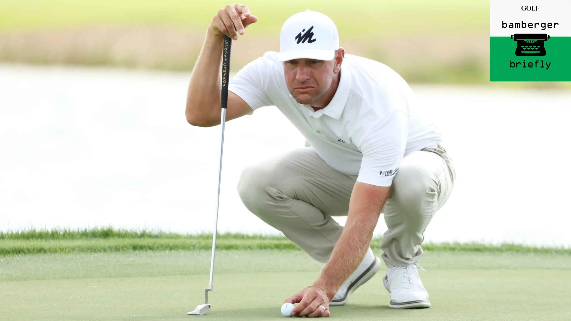 Lucas Glover stays hot with new long putter, leads Barbasol Championship  with first-round 63