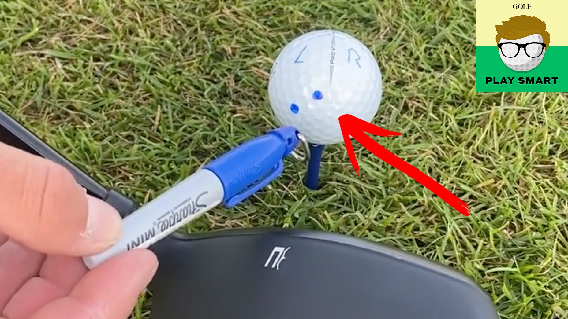 This clever way of marking your golf ball can improve your focus