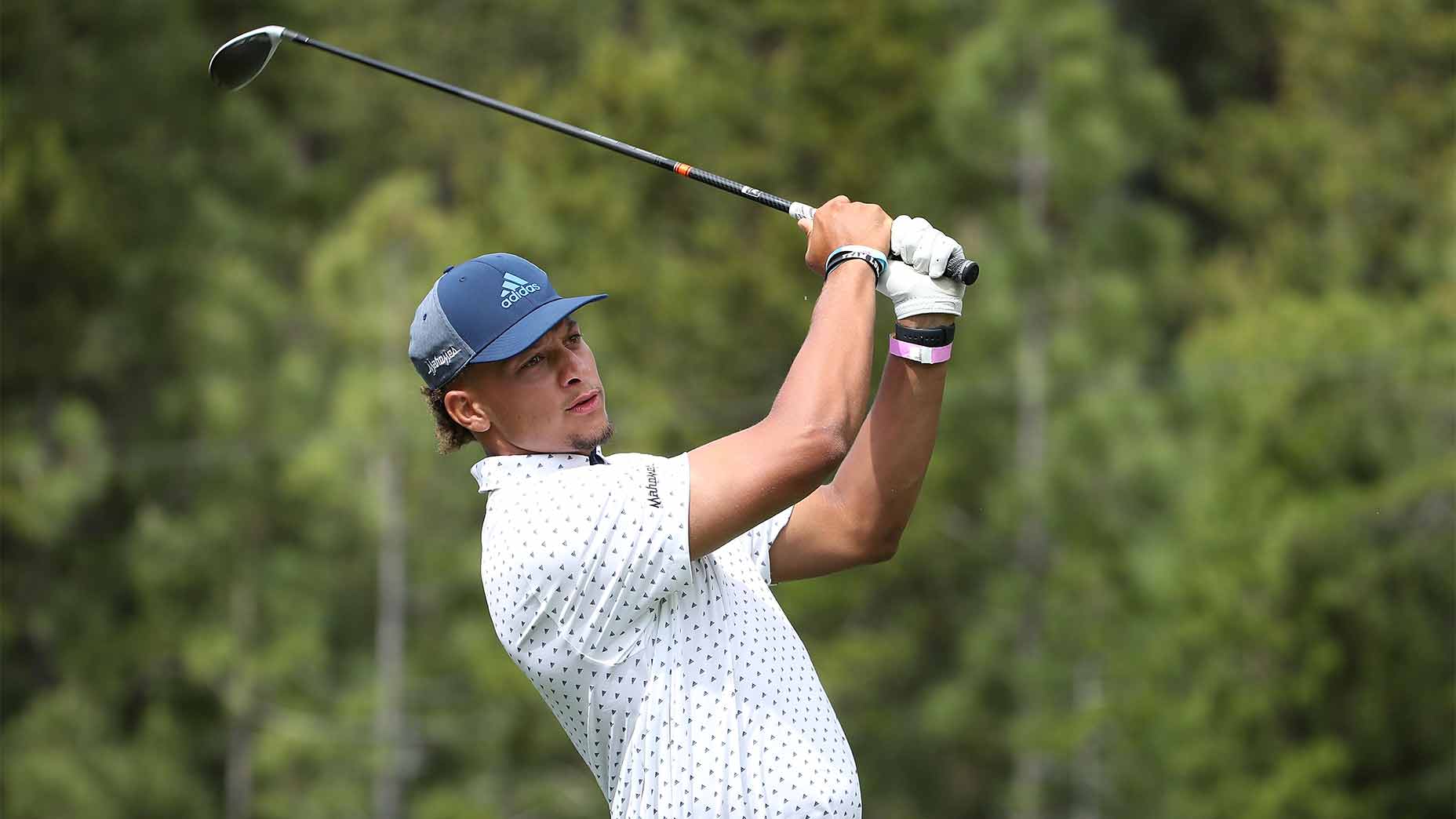 Justin Timberlake and Aaron Rodgers compete in the American Century  Championship