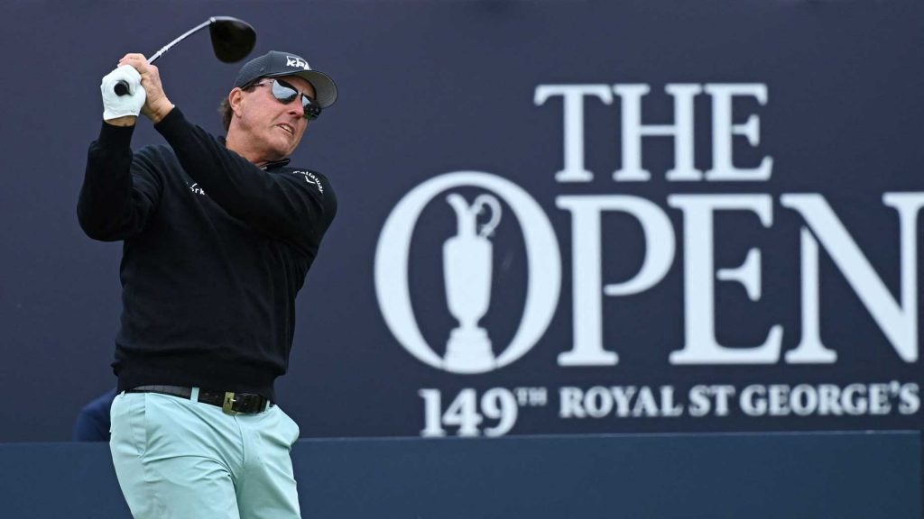 Phil Mickelson at 2021 British Open