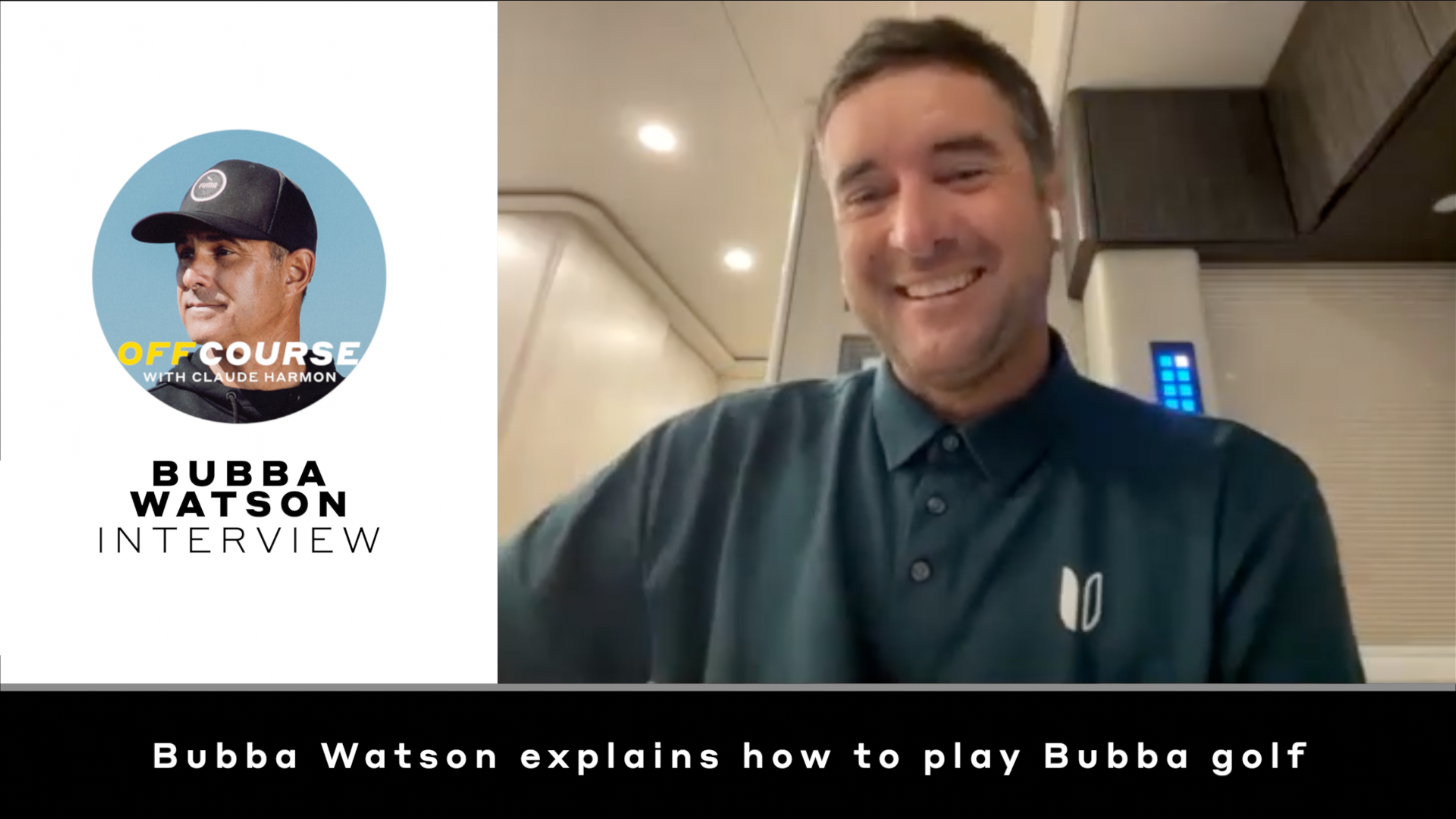 Off Course With Claude Harmon Bubba Watson Explains How To Play Bubba Golf