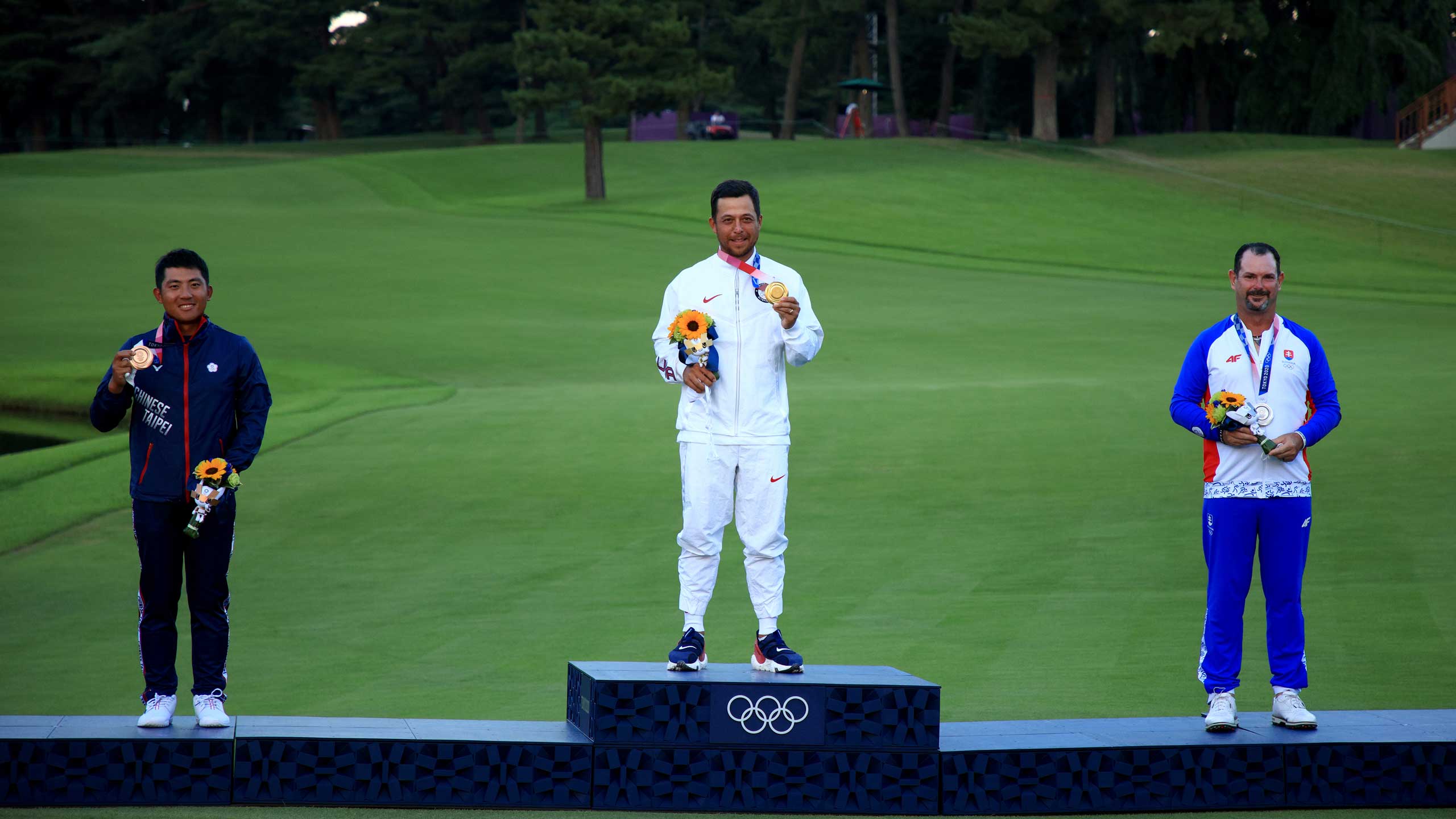 Xander Schauffele wins gold in Olympic golf event 'Just in shock'