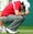 Rory McIlroy after missing a short putt at the 2008 European Masters.
