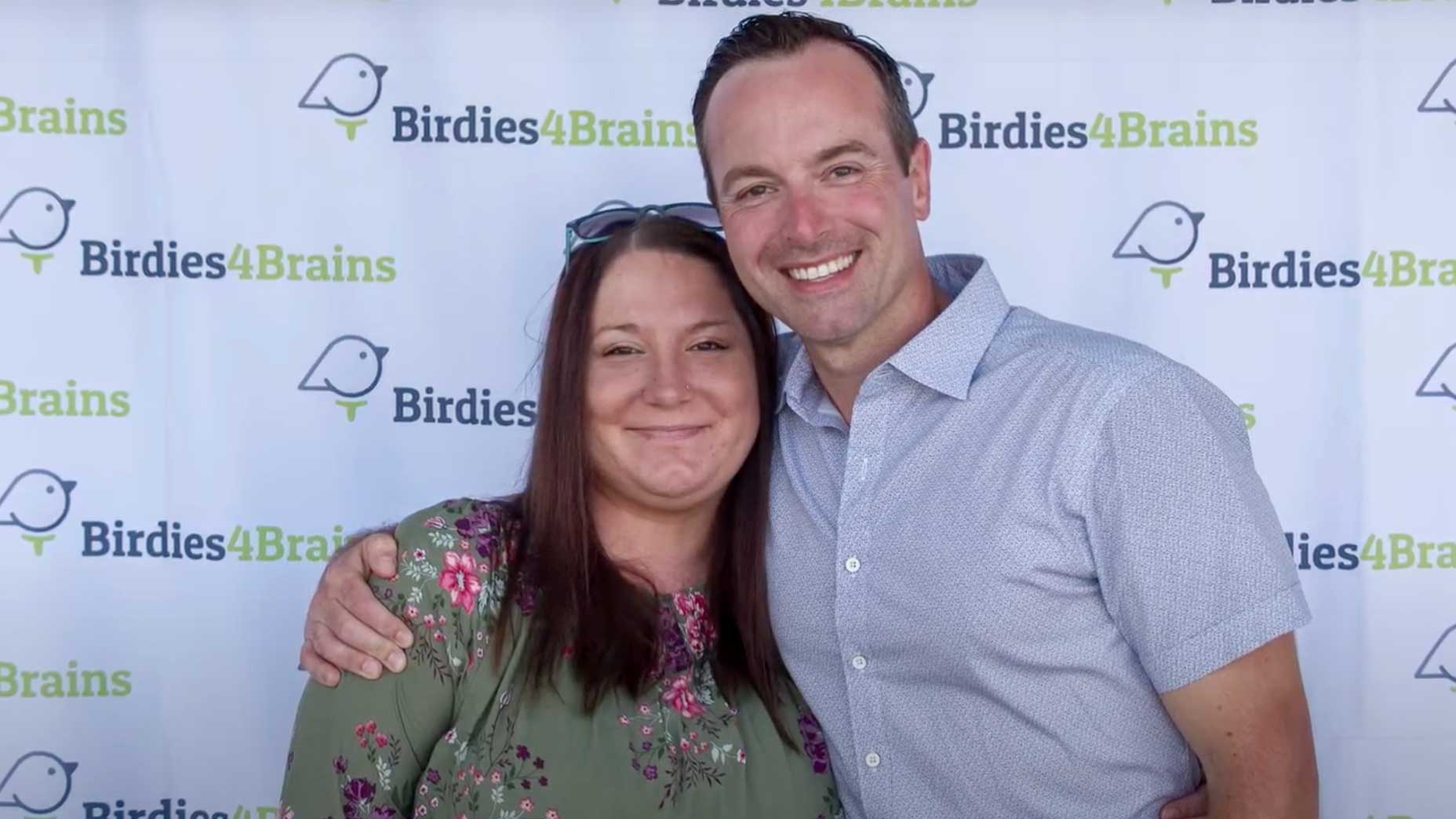 Brian Eder and his sister Christine.
