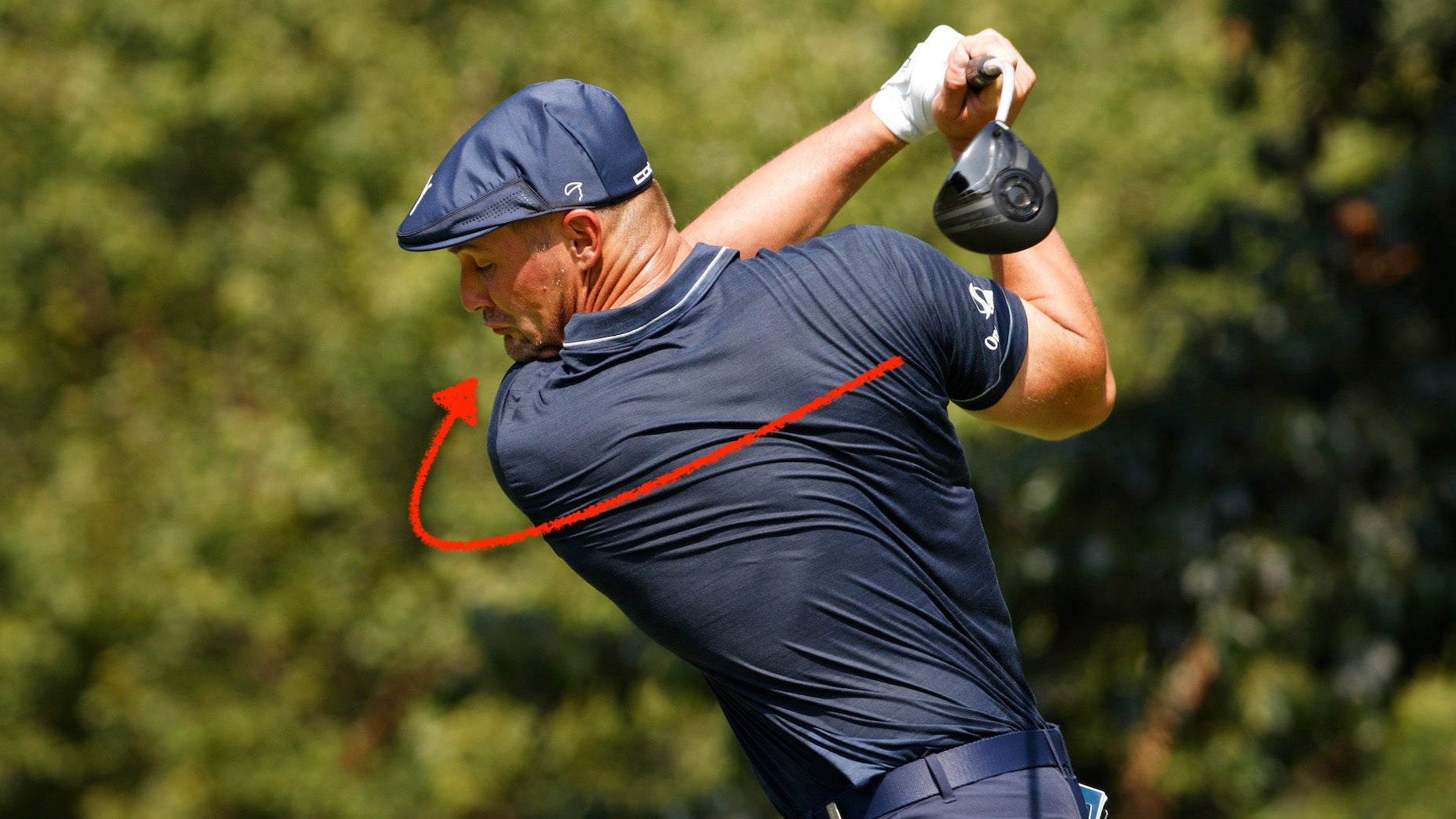 New tech shows exactly how much Bryson turns on his backswing