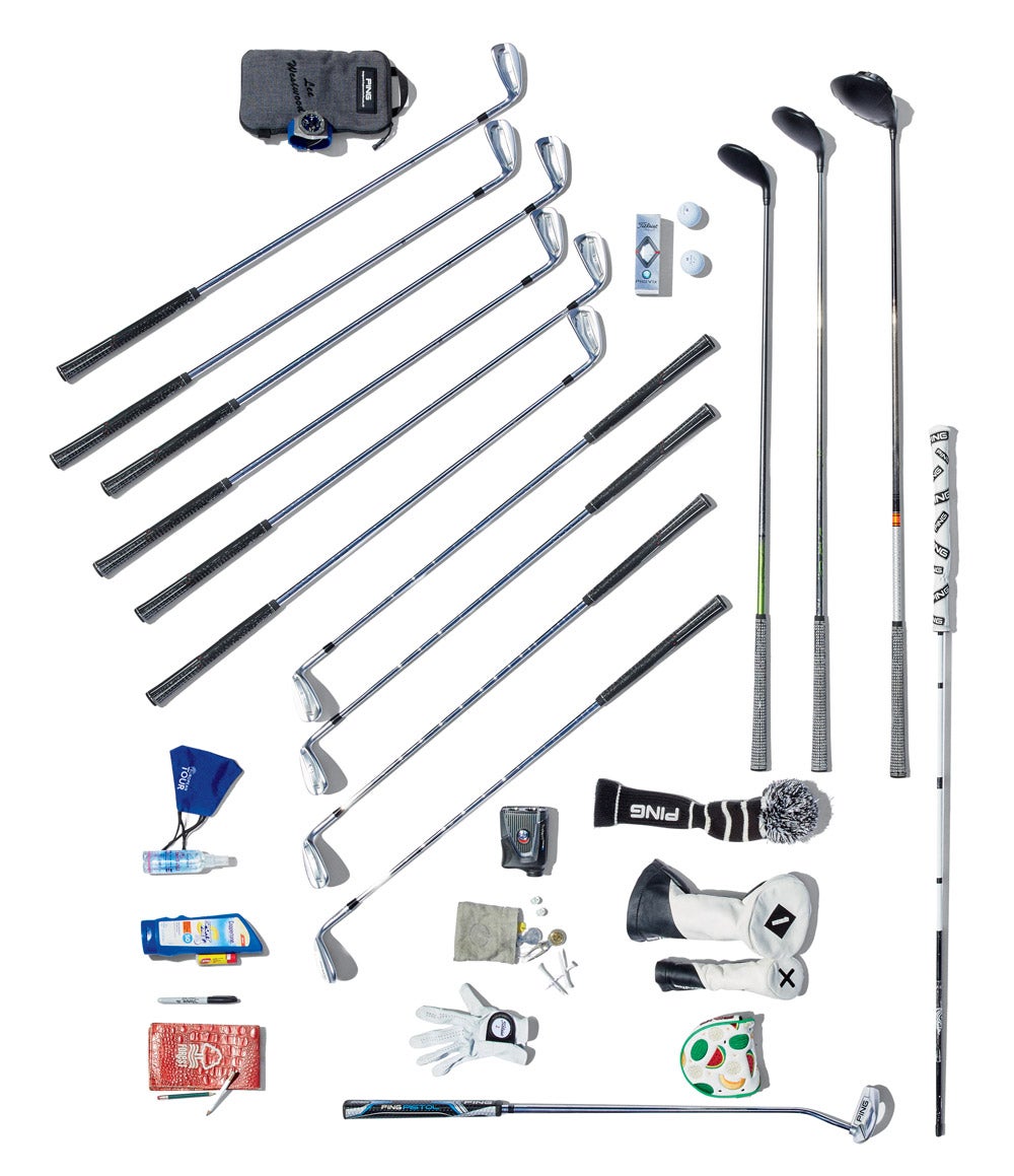 lee westwood golf bag contents