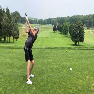 Zephyr Melton at Bethpage Black.