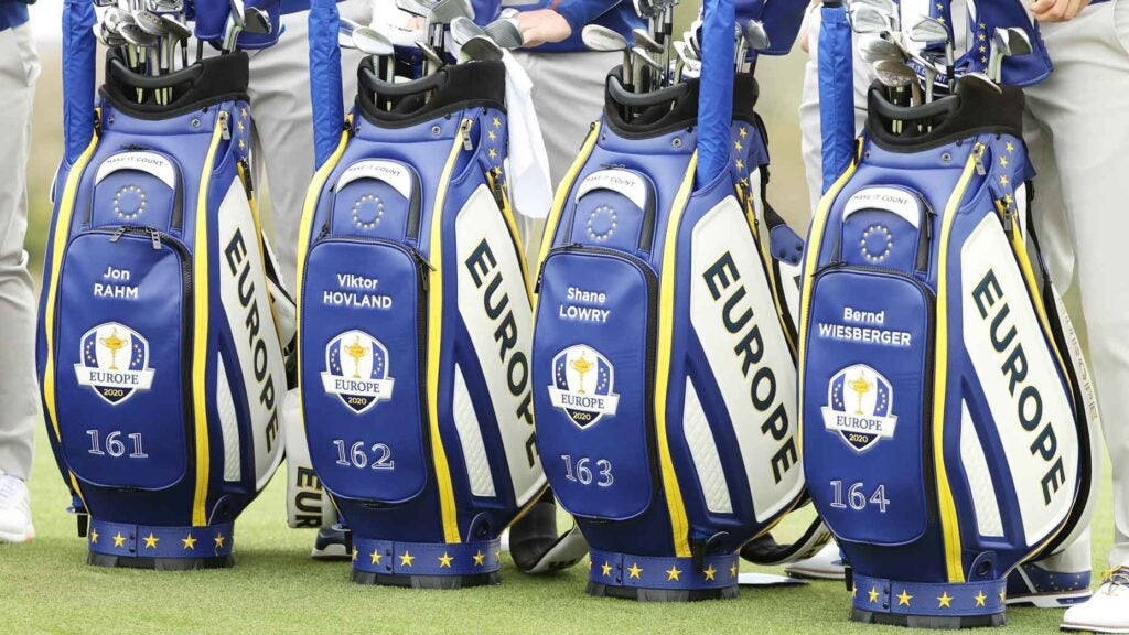 Team Europe Ryder Cup bags