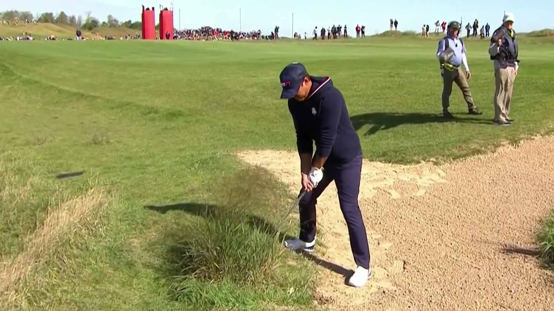 brooks koepka ryder cup shot