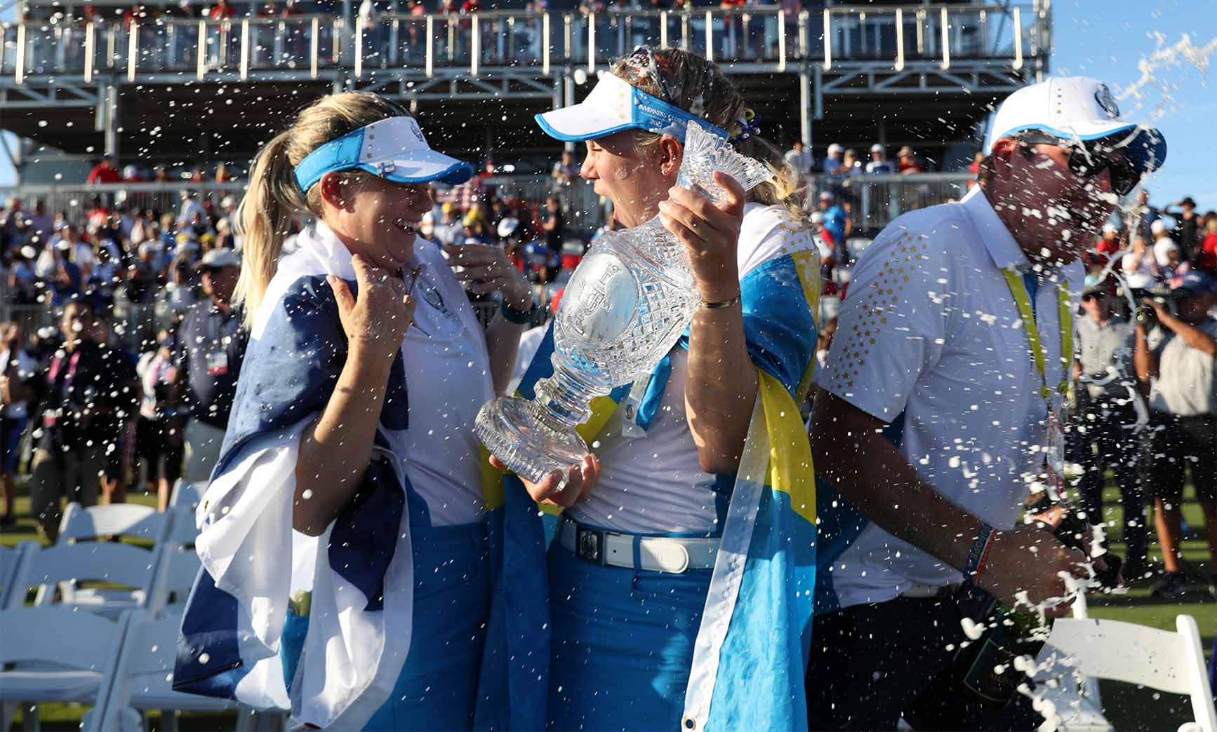 PHOTOS: Europe Celebrates Solheim Cup Victory Over Team USA