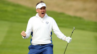 ian poulter cheers