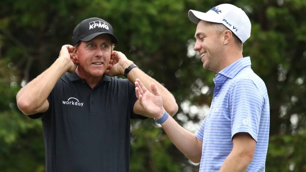 Phil Mickelson and Justin Thomas
