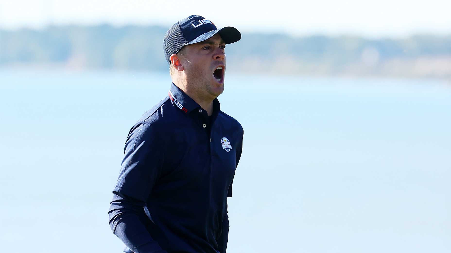 justin thomas yells