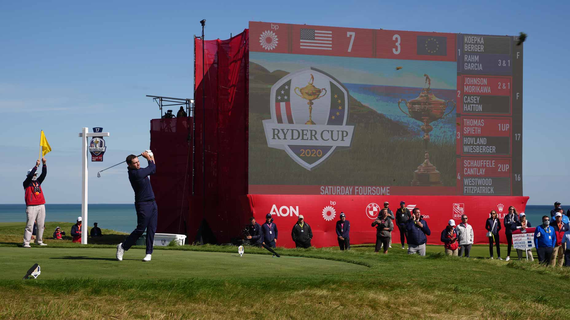 2021 Ryder Cup Sunday singles matchups, tee times for finale at