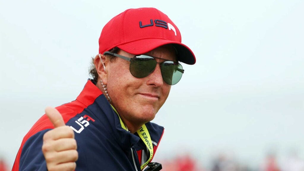 phil mickelson at the 2021 ryder cup