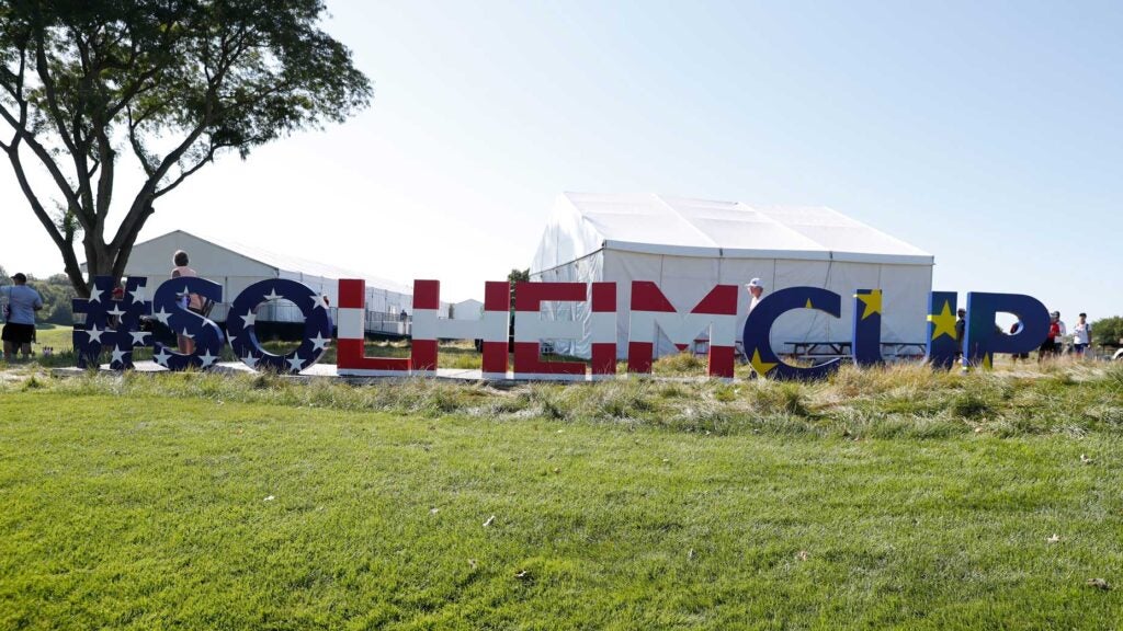 solheim cup sign