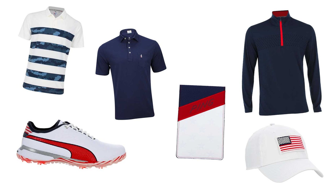 Shop awesome USA-themed Ryder Cup gear in our Pro Shop