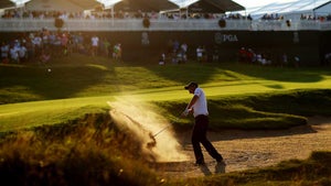 players hits out of bunker
