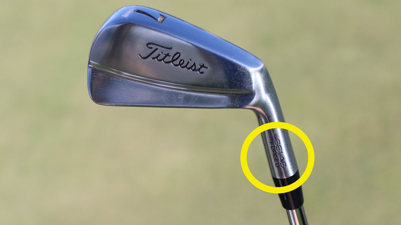 Adam Scott is the only pro in the world playing these special Titleist