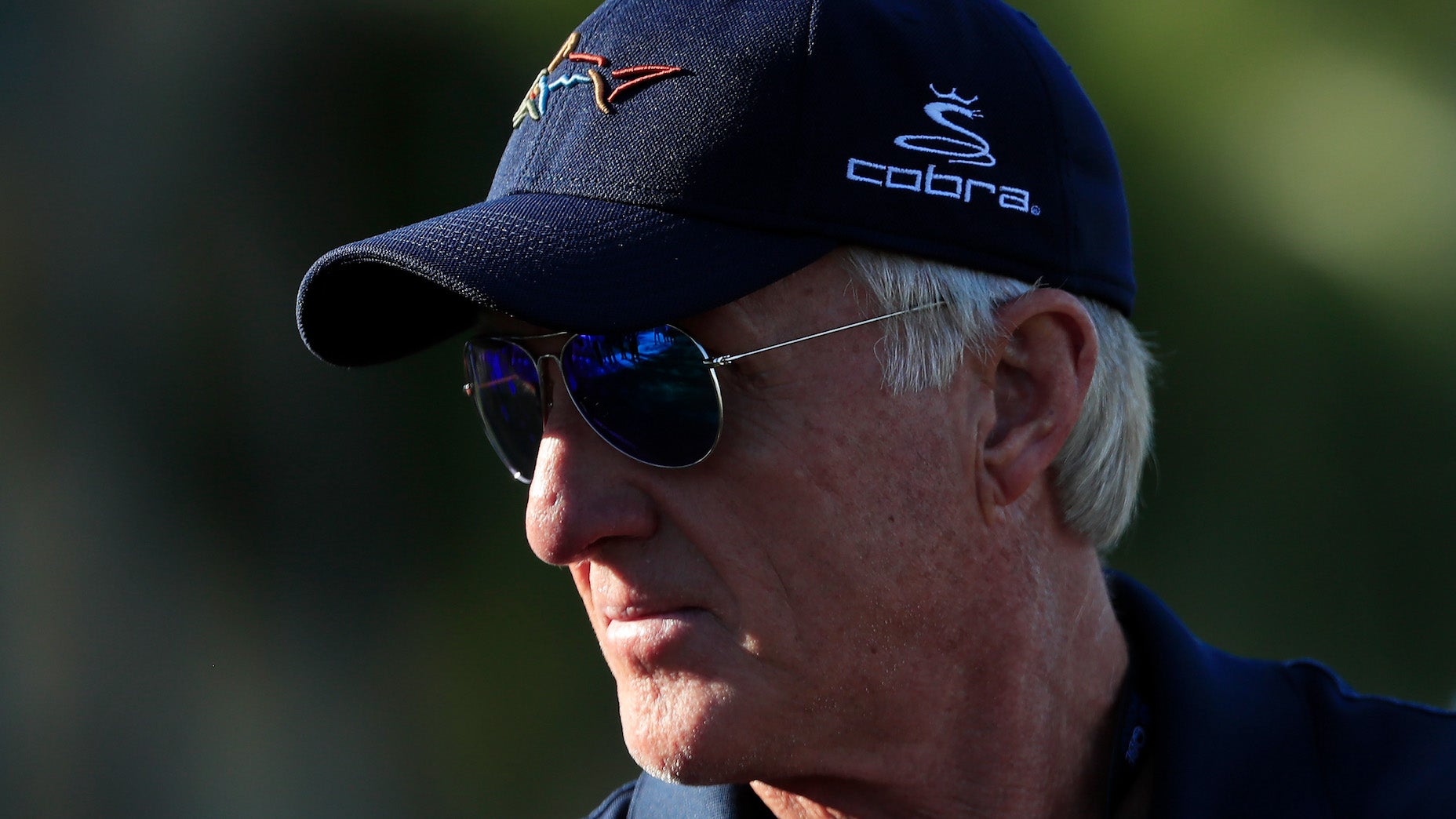 Greg Norman at the 2020 QBE Shootout.