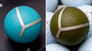the reflective markings on titleist pro v1 and pro v1x radar capture technology golf balls