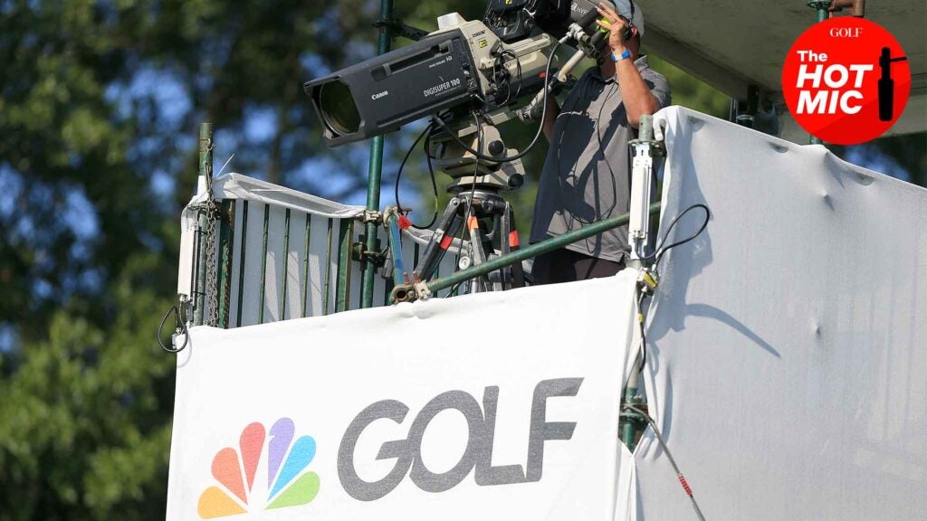 golf channel camera shoots video